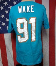 MIAMI DOLPHINS Cameron Wake med T shirt football Nike linebacker 2010s tee #91