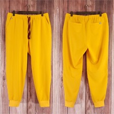 Figs Mens Size XL Tansen Scrub Pants Joggers Limited Edition Emergency Yellow