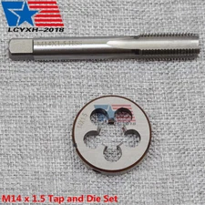 High Quality M14 X 1.5mm HSS Metric Tap and Die Set Right Hand Thread