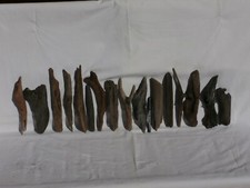 Legno di mare scuro duro massiccio pesante grande (2380) spiaggia shabby brico