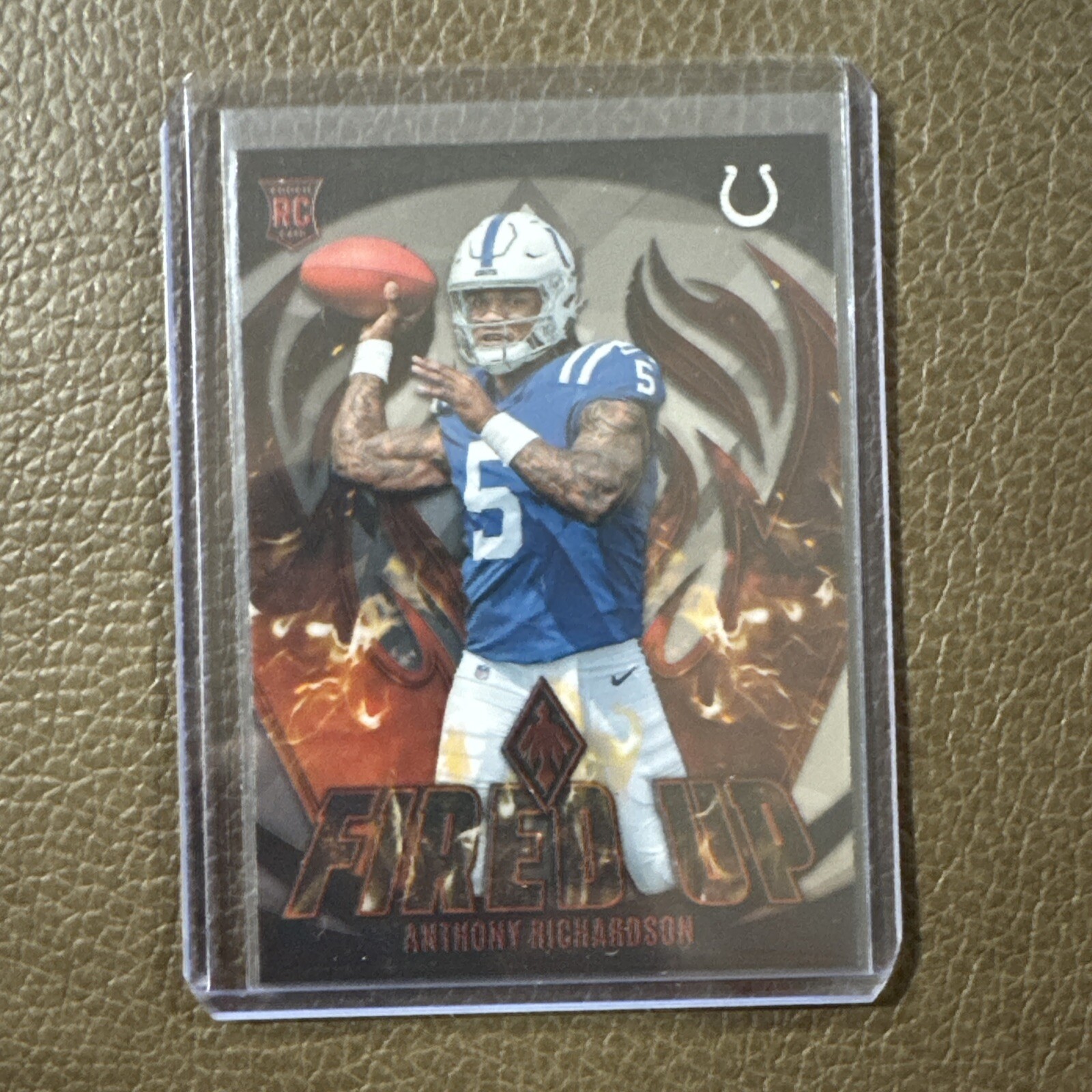 2023 Panini Phoenix - Fired Up Silver #FU-6 Anthony Richardson (RC)