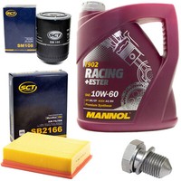 MotoröL Filter Set 60 4 Liter + ÖLablassschraube FüR Audi A4 Avant B6 1.8 T