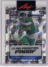 GRANT DUBOSE packers 2023 Leaf Pro Set Metal Crystal Proof XRC 1/1