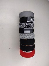 8 PC Thunder fit Silicone Rings Size 8