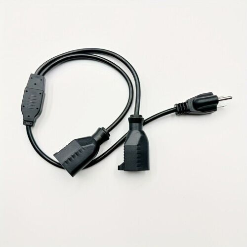 23.62 Inch American Standard Plug Extension Cord, One-to-two Power Cord, Plug Li
