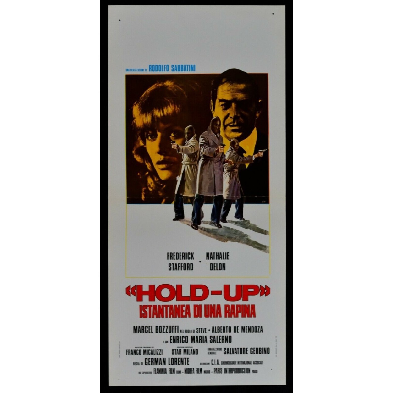 Locandina originale film Hold-Up (1985) - Regia di Alexandre Arcady