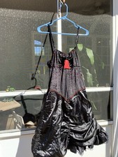 Flamenco Dancer Womens Sz L 12 14 Halloween Costume Dress Cosplay Outfit Red BLA