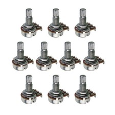 10pcs Guitar Small Linear Potentiometer Pot B500K Tone Volume Control Long Shaft