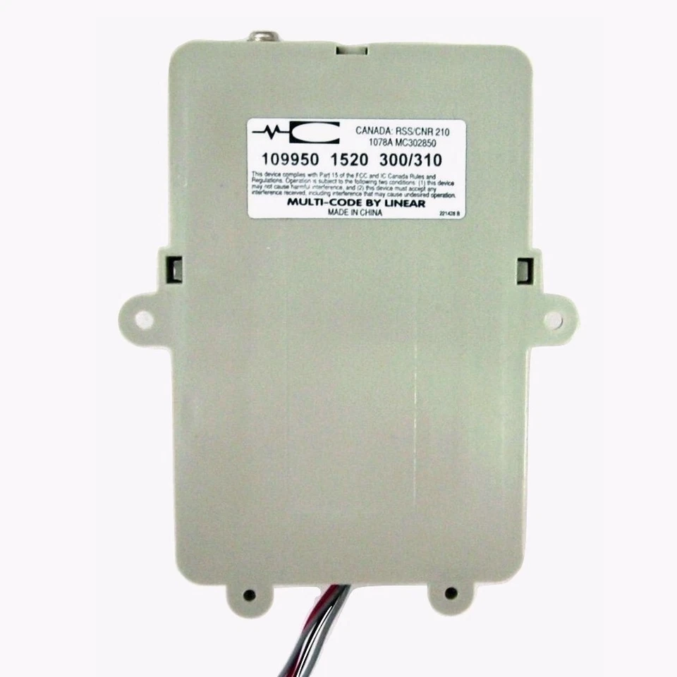 Multi-Code 1099 12 24-Volt Gate Radio Receiver MultiCode 109950 Linear MCS109950 - Image 2 of 2