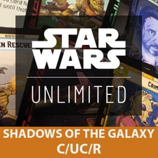 Star Wars Unlimited: Shadows of the Galaxy Singles, Common/Uncommon/Rare