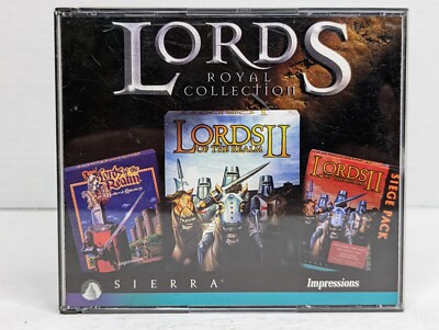 LORDS ROYAL COLLECTION PC CD-ROM SOFTWARE VIDEO GAME 1997 Vtg! Computer Gaming