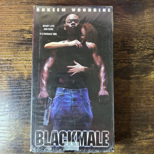 Blackmale 2000 VHS Bokeem Woodbine Action Adventure Crime Thriller