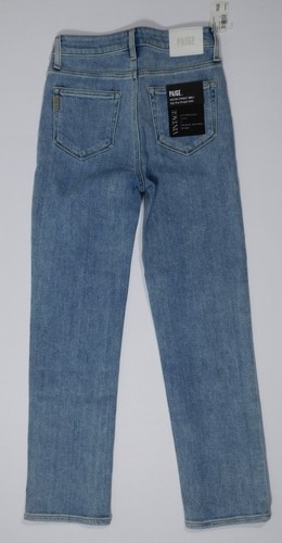 PAIGE NWT Women's Light Wash 5-Pocket Hoxton Straight Ankle Jean Sz 25 ($209) - Picture 6 of 10