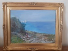 Olio Su Tela Con Firma Gaetano Bocchetti