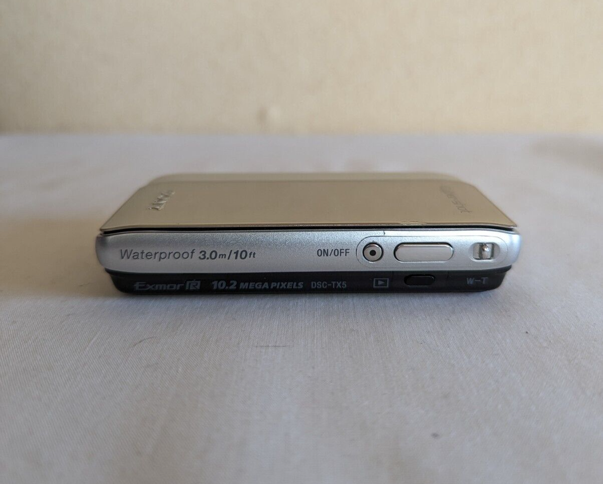 Sony Digital Camera DSC-TX5 Cyber Shot Silver 4.0x 10.2MP Digital