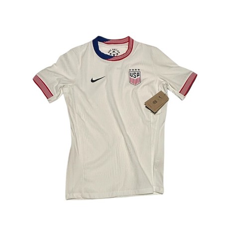 Nike USWNT USA 2024 Match Home Kids Size XL Soccer Jersey Dri-Fit ADV FJ1527-101 - Picture 2 of 8