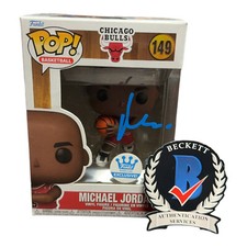 Matt Damon Signed Autograph Michael Jordan Funko Pop 149 Beckett BAS Air