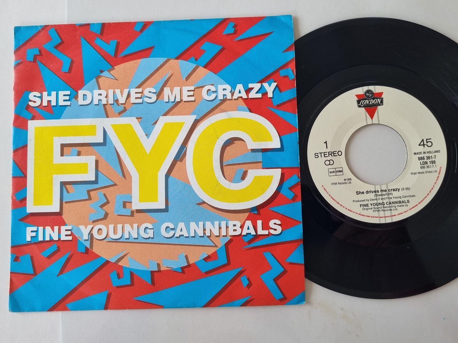 7"" Single Fine Young Cannibals - She drives me crazy Vinyl Holland