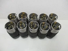 Hubbell CS-8365L 50A 3P 4W 250V 3Ø  Twist Lock Plug  (Qty 10)