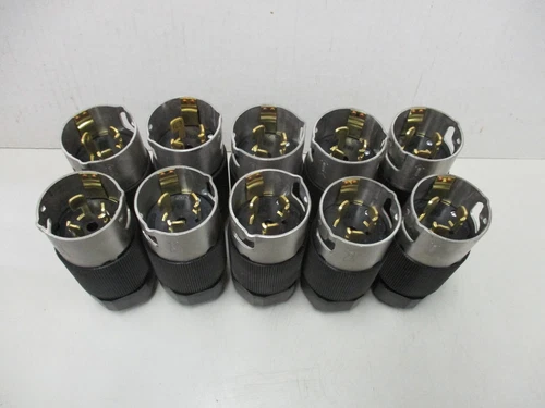 Hubbell CS-8365L 50A 3P 4W 250V 3Ø  Twist Lock Plug  (Qty 10)