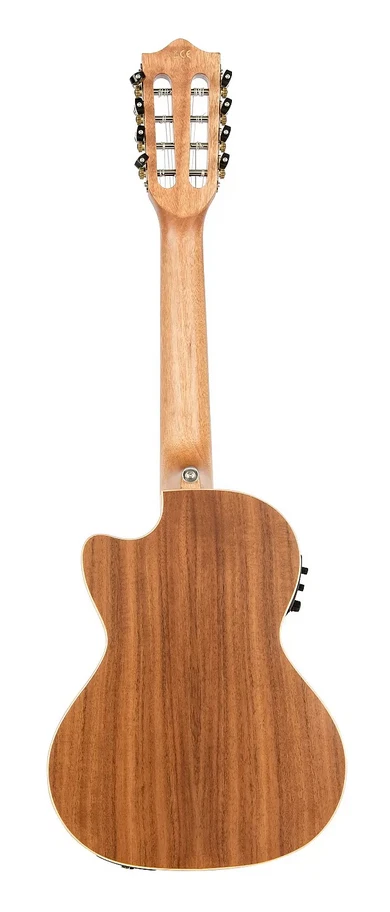 Ukelele tenor acústico/eléctrico Lanikai de 8 cuerdas de acacia con tapa sólida + bolsa/envío Foto 3 de 4