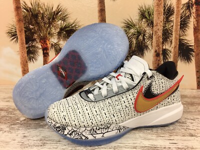 Nike LeBron James XX 20 The Debut DJ5423-100 Kids Size 3.5