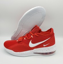Nike Air Force Max 180 Low Mens Basketball Shoes Size 12 Crimson Red White For Sale Online Ebay