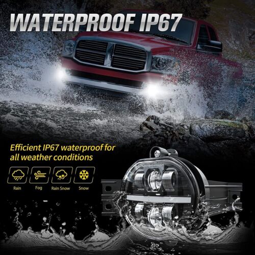 Für 2002-2008 Dodge Ram 1500 2003-2009 Ram 2500 3500 LED Nebelscheinwerfer DRL - Bild 6 von 9