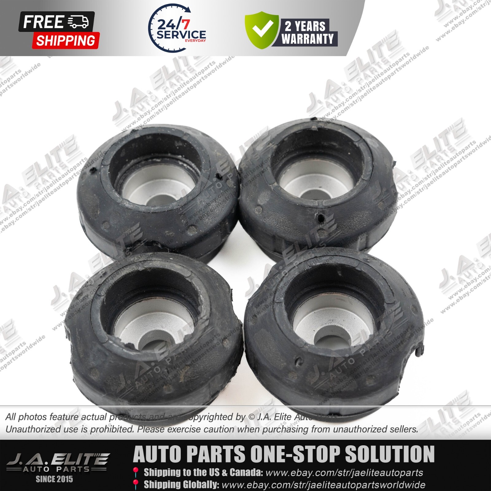 4pcs Genuine Shock Absoreber Top Glues fit Maserati Quattroporte GT GC, 228842