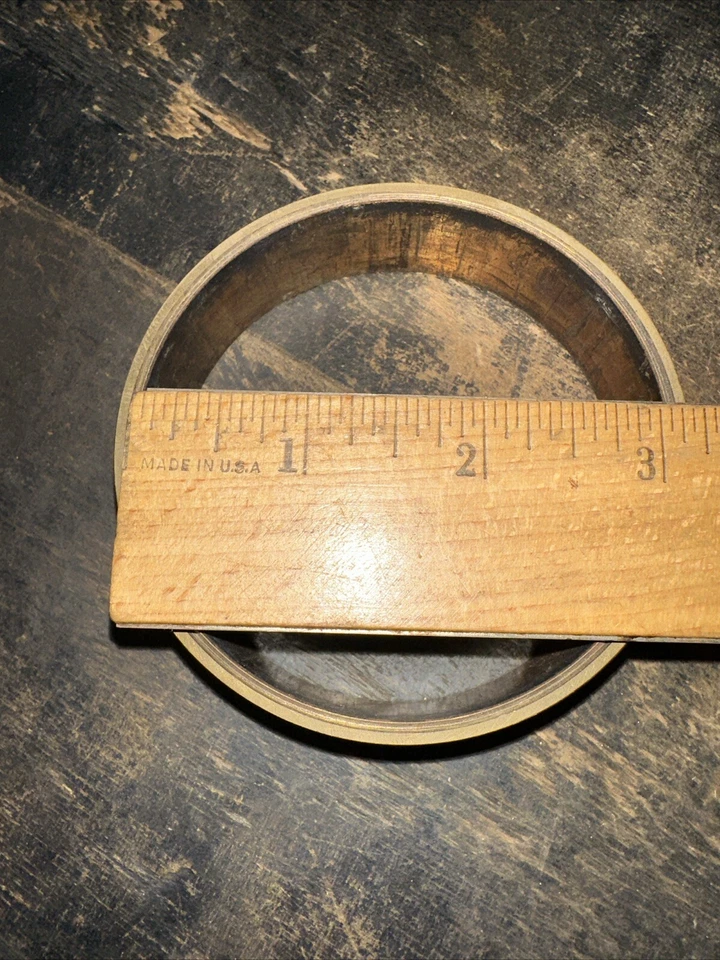 Printing Block (Brass Border Round ) #4 Room For Type - Image 4 of 4