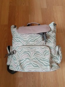pastel canvas backpack