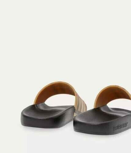 Burberry youth Mini Furley Vintage Check Slide Sandals -child 28 eu / 11 us -new thumbnail 5