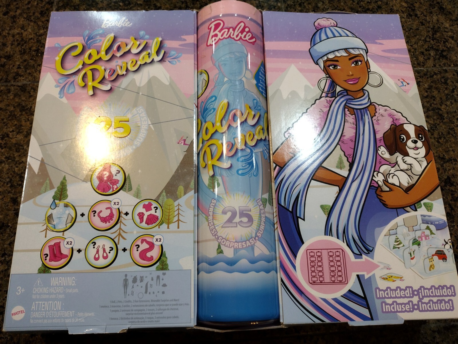 Barbie Color Reveal Advent Calendar With 25 Surprises With 1 Doll & 1 Pet  New! 194735001576 | eBay