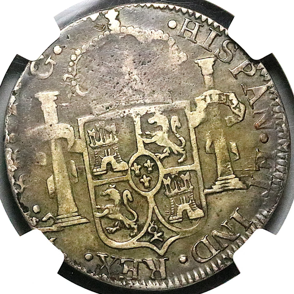 1818-Zs NGC VF 35 Mexico 8 Reales War Zacatecas Ferdinand VII Coin (25042102D) - Image 4 of 4