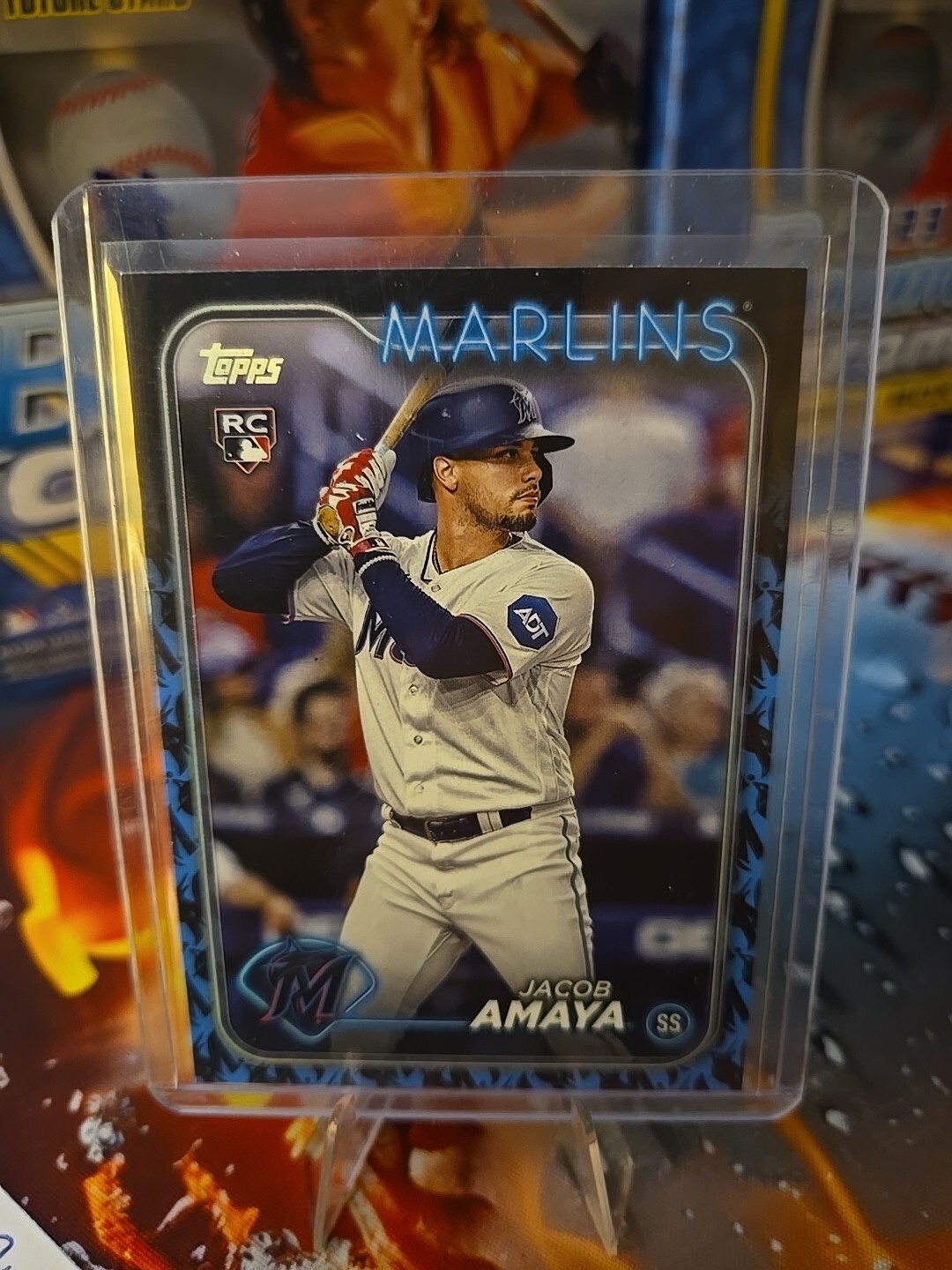 2024 Topps Series 1 - Jacob Amaya #144 Team Color Border (RC)