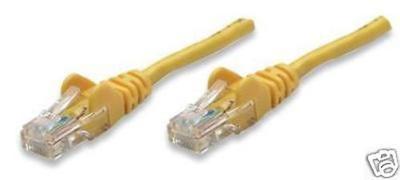 3 Ft. CAT5E UTP Ethernet Network Patch Cable, Yellow