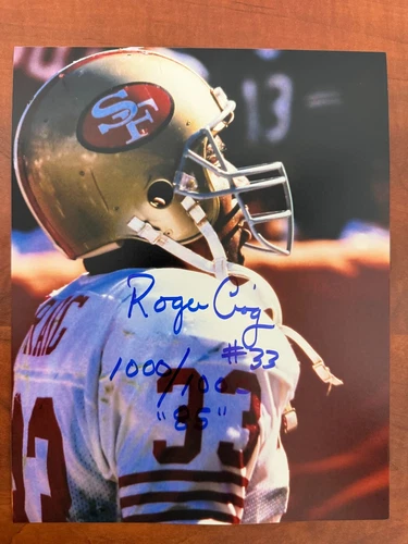 Roger Craig signed SAN FRANCISCO 49ERS 8 X 10 photo