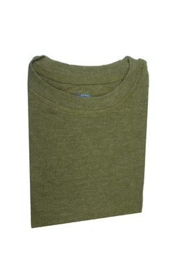 Gildan Mens Thermal Top Winter Cold Weather Under Shirt Green Med