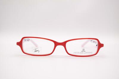 Jacques Lemans JL F 1-5410 Rot oval Brille Brillengestell eyeglasses Neu