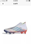 Adidas Predator Edge  SG Men's Soccer Cleats "AL RIHLA" Multi GW1035 Sz 4.5 NWT