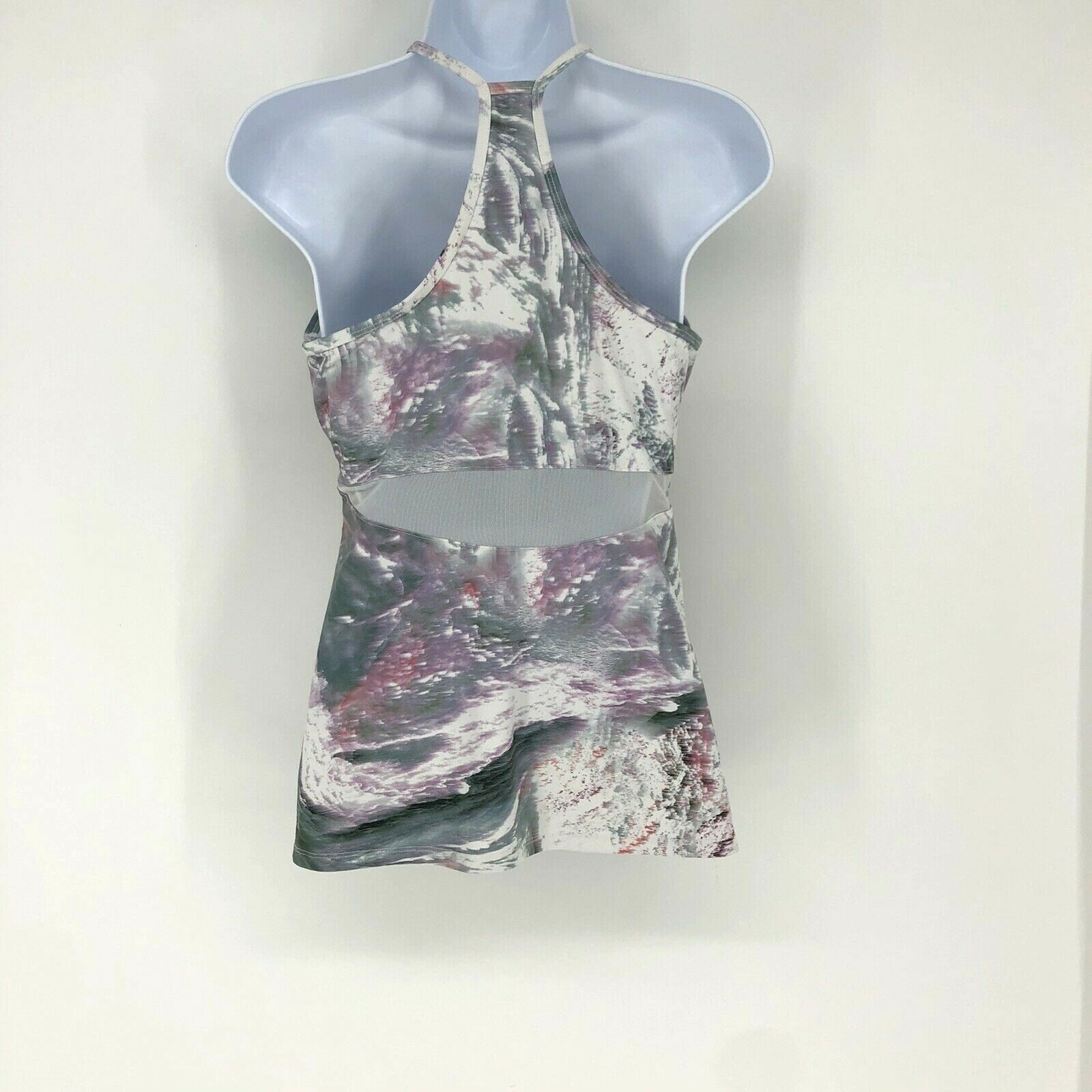 Fabletics Small Daphne Performance Tank Stratus/W… - image 2