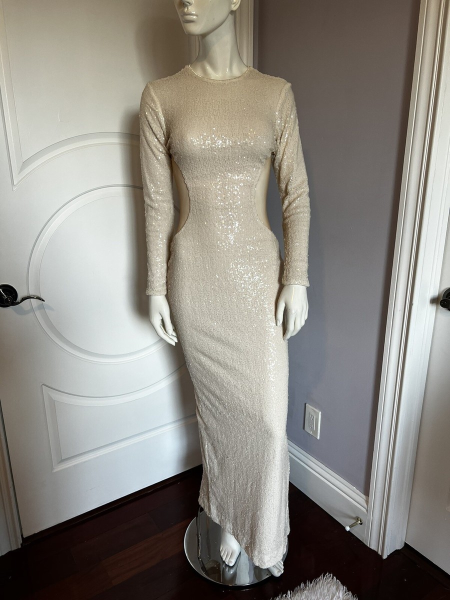 tan sheer dress 1940s Lace Sheer Floral Beige Tan Pinup Petite Dress Canned Ham Vintage