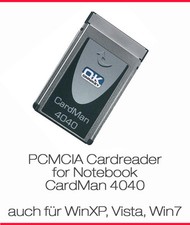 Cardreader PCMCIA Omnikey Cardman 4040 Smart Chipcardreader Card Reader