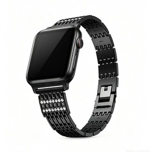 Bling Band for Apple Watch Series 11 10 9 8 7 6 5 SE 4 3 Metal Strap