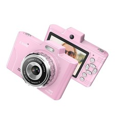 Portable Kids Camera 1080P Compact Camera 48MP Dual Lenses 8 Optical Zoom EGKR