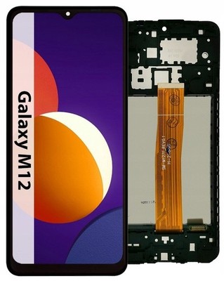 Für Samsung Galaxy M12 M127 M127F 2021 Display Komplettes Bildschirm LCD Rahmen