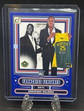2025 Donruss WNBA Franchise Features Press Proof Blue 19 Dominique Malonga RC 🔥
