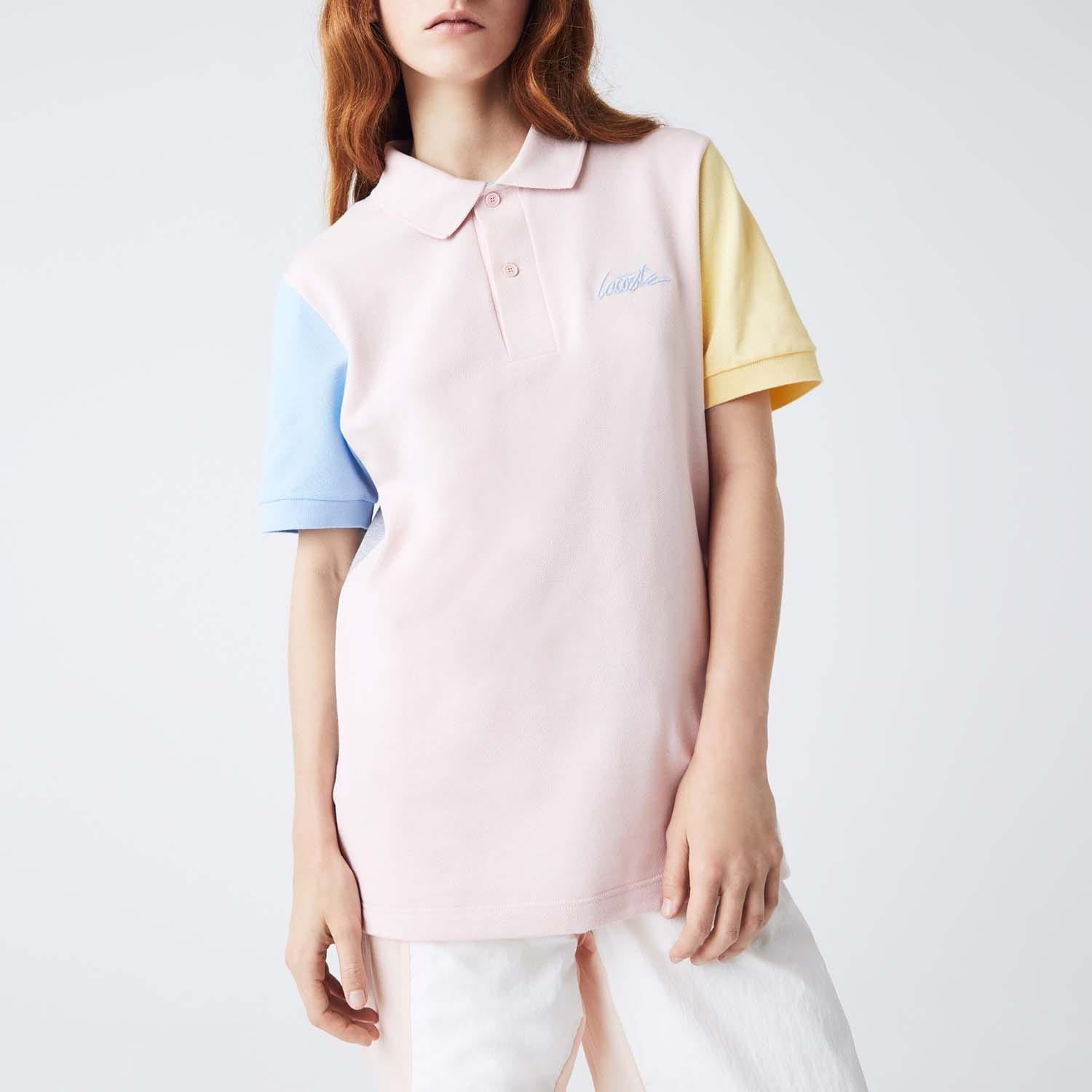 Herren Poloshirt Lacoste Live Colourblock in Mehrfarbig