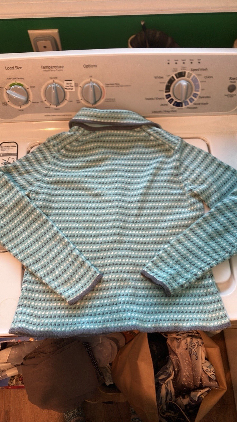 Ann Taylor loft medium Patterned Button-Up Cardig… - image 6