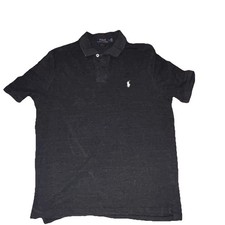 Polo Ralph Lauren Classic Fit Black Polo Shirt Men s Size L Short Sleeve Logo